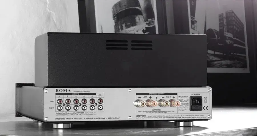Synthesis Roma 510 AC Integrated Amplifier Rear