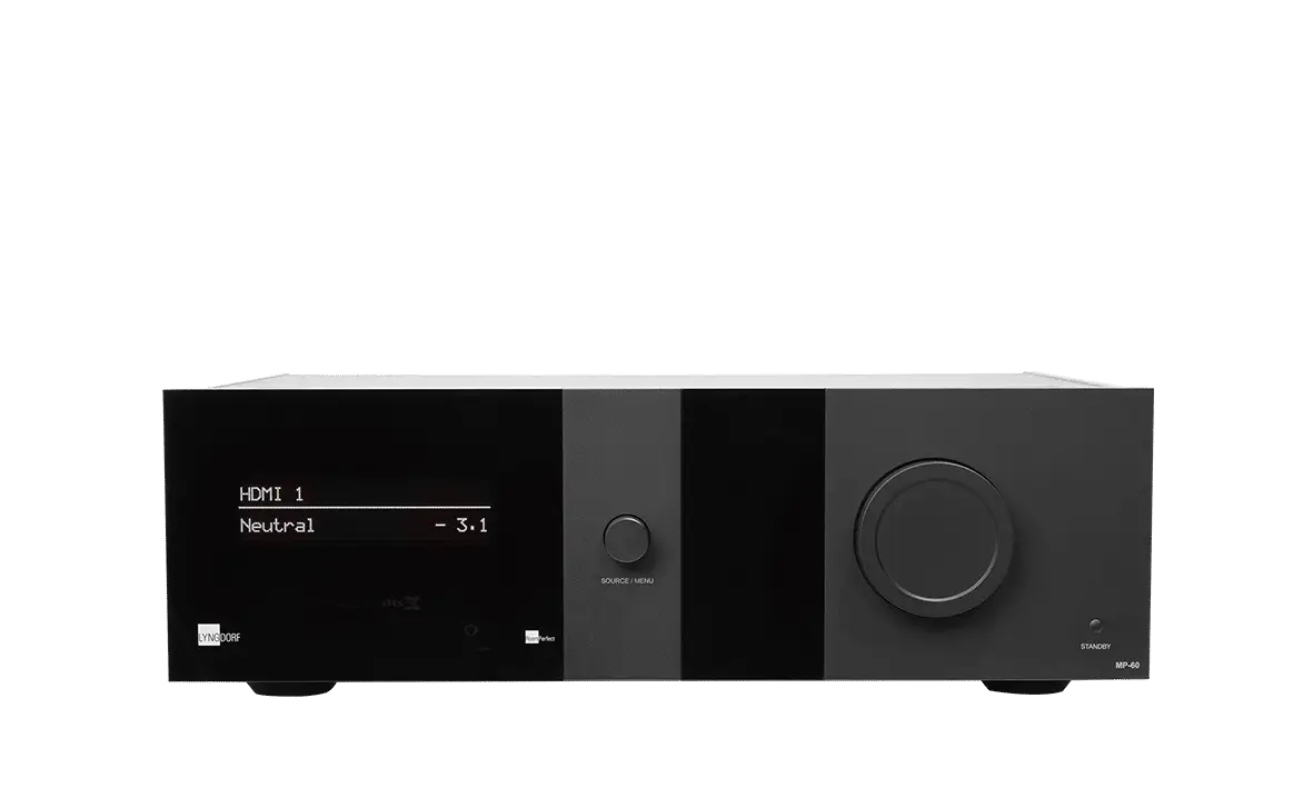 Lyngdorf MP-60 2.1 Multi Channel Processor Front View