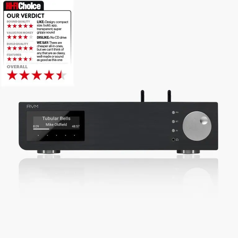 AVM Inspiration AS 2.3 Streaming Integrated Amplifier Black