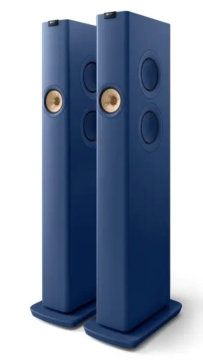 KEF LS60 Wireless Speakers Royal Blue