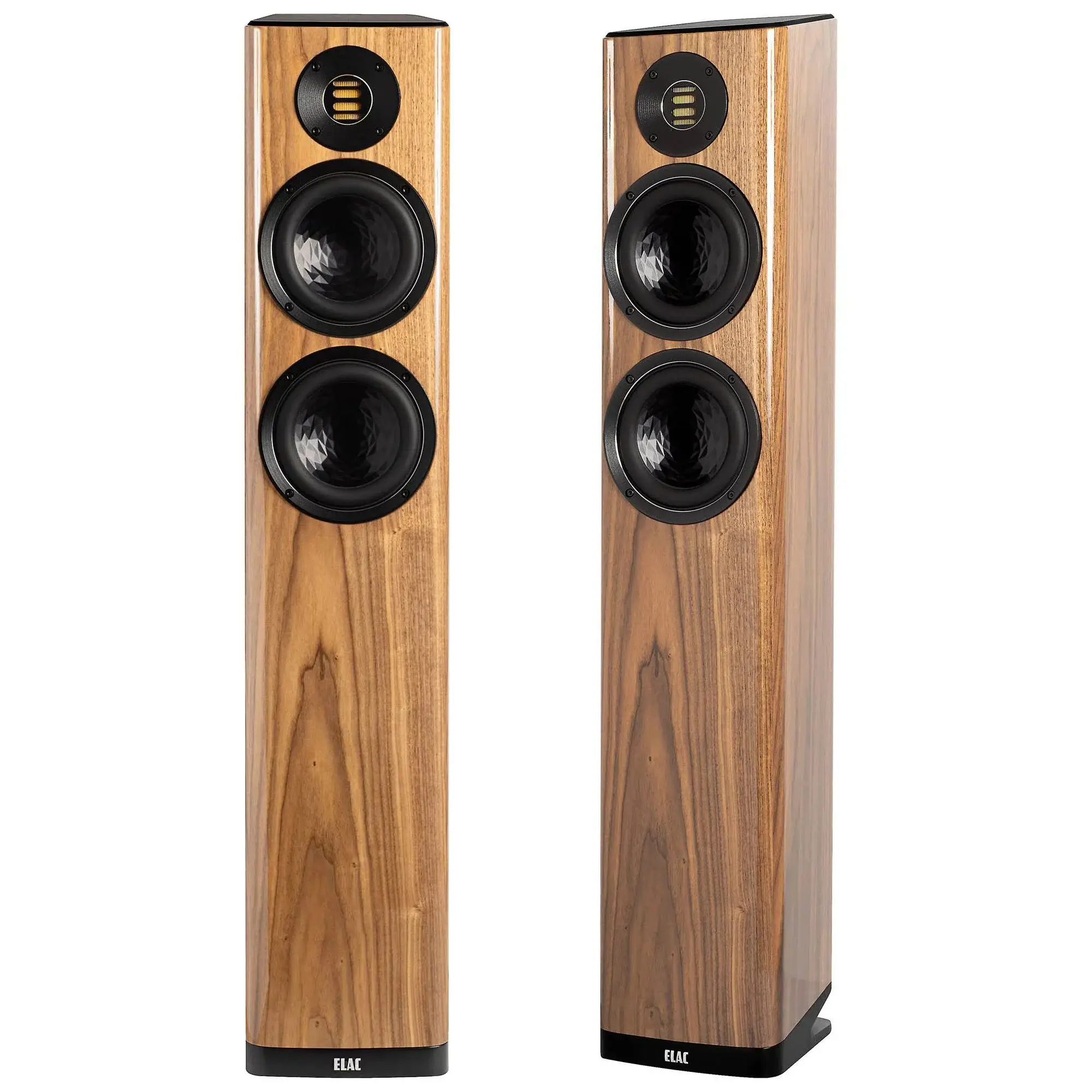 Elac Vela FS407.2 Floorstanding Speakers HG Walnut