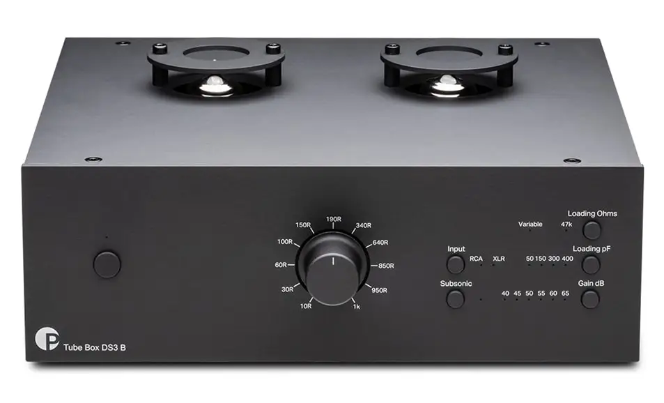 Project Tube Box DS3 B Phono Preamplifier Black