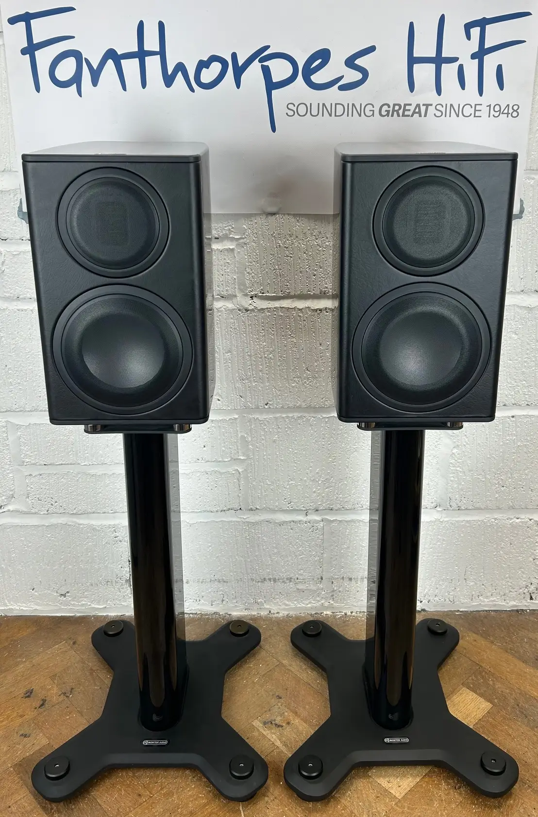 Monitor Audio PL100 MKII Speakers - Piano Ebony - Preowned